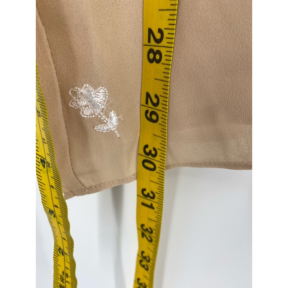 English Factory Cream White Self-Tie Tank Top Cotton T-Shirt - Picture 9 of 10